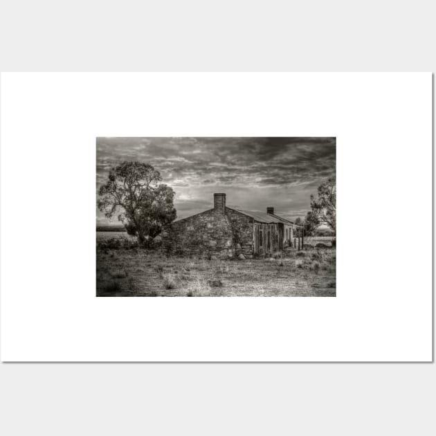 Settlers Cottage Ruins, Sedan, South Australia Wall Art by Mark Richards